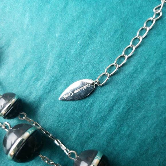 2/20$ Coldwater creek necklace 2 tone beads 3 strands - Picture 6 of 6